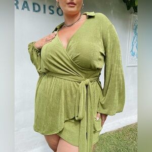 Curve Princess Polly wrap dress